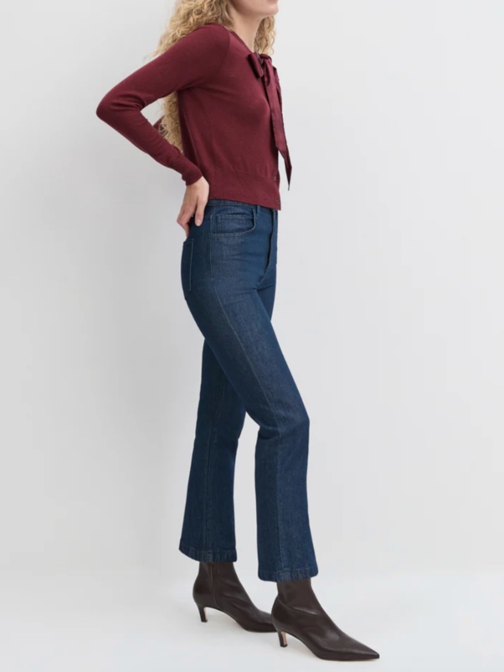 Favorite Daughter The Valentina Super High Rise Straight Jeans